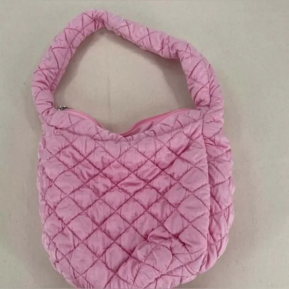 Puff Bag in Baby Pink FRANKIES BIKINIS